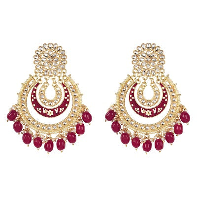 Red handball earring