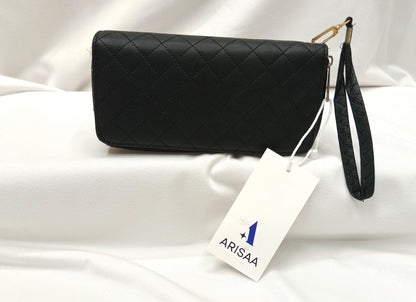 Rock black colour classic wallet