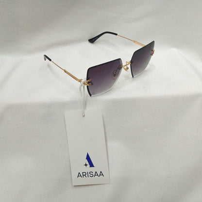 Square Sunglasses with Black Shade