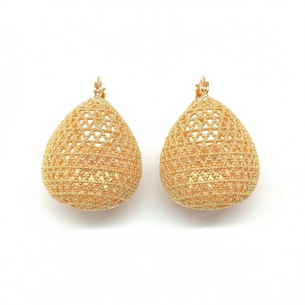Zari Glow Dome Earrings