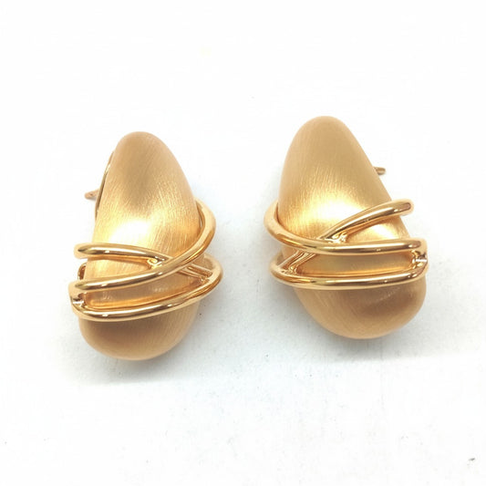 Solara Wrapped Gold Studs