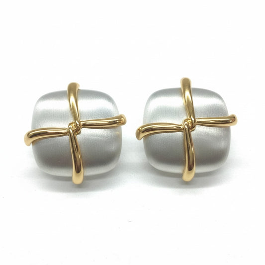Ivory Knot Luxe Studs