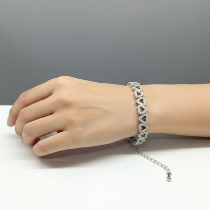 Crystal Heart Bracelet