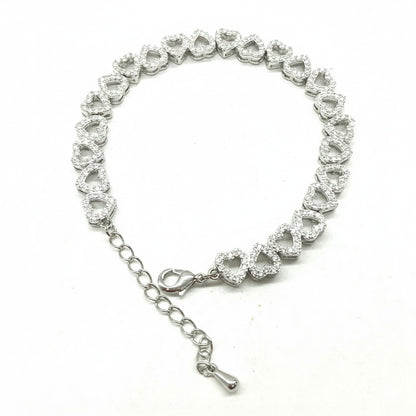 Crystal Heart Bracelet