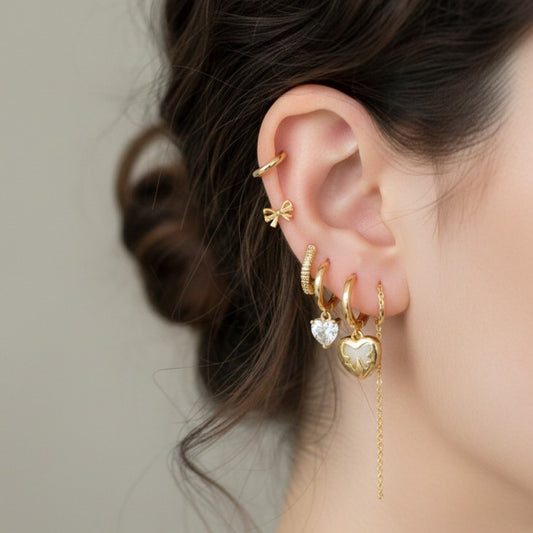 Gold Mix & Match Hoop Set