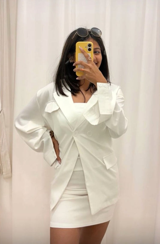 White colour 2 pices set women